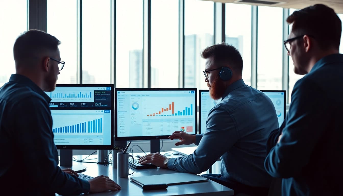 Effective Search Engine Optimization Clearwater strategies illustrated in a collaborative office setting.