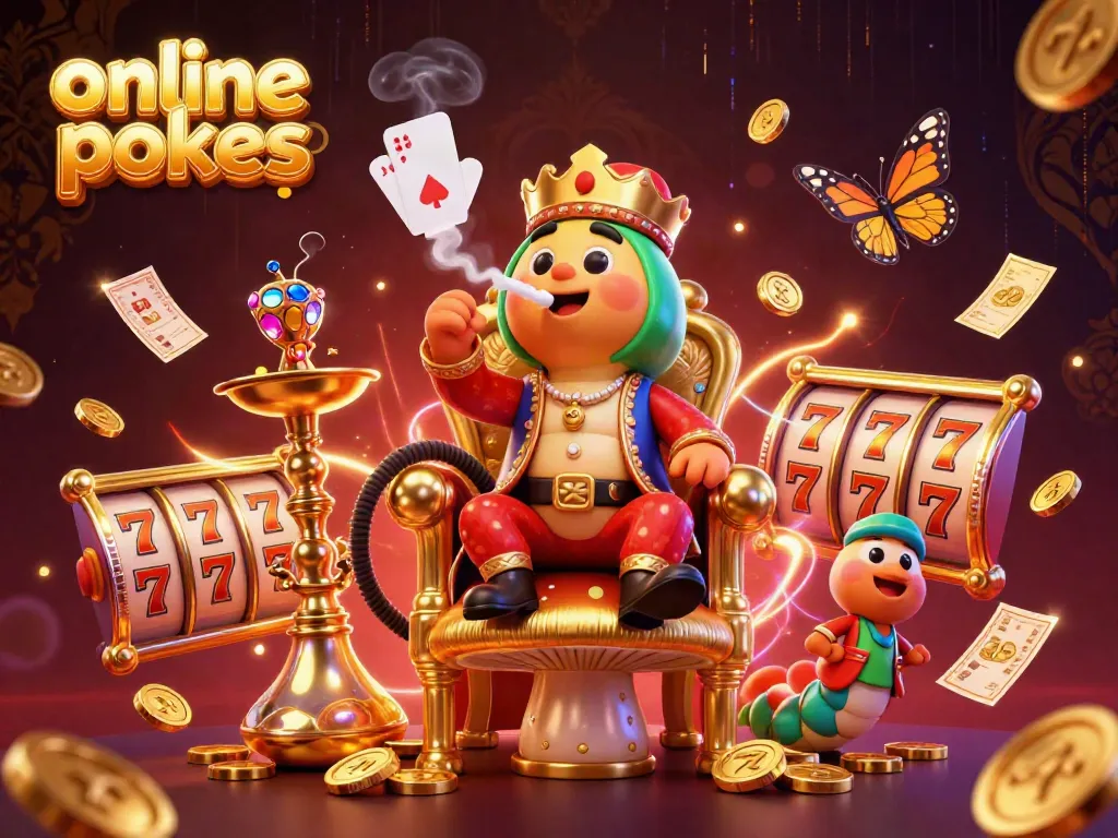 Spin the reels of online pokies with a vibrant caterpillar in a Turkish throne surrounded by exciting jackpots.