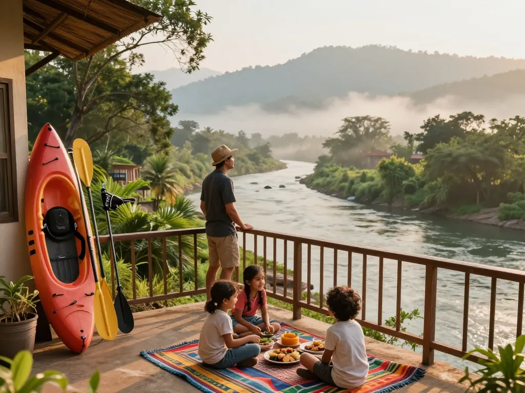 Dandeli resorts packages for family adventures with scenic river views and relaxing nature escapes.