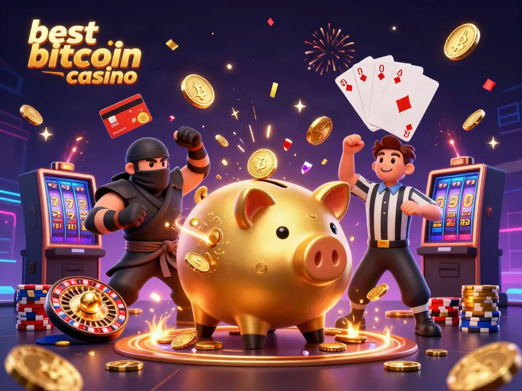 Engage in exciting gameplay at the best bitcoin casino featuring dynamic characters and crypto elements.