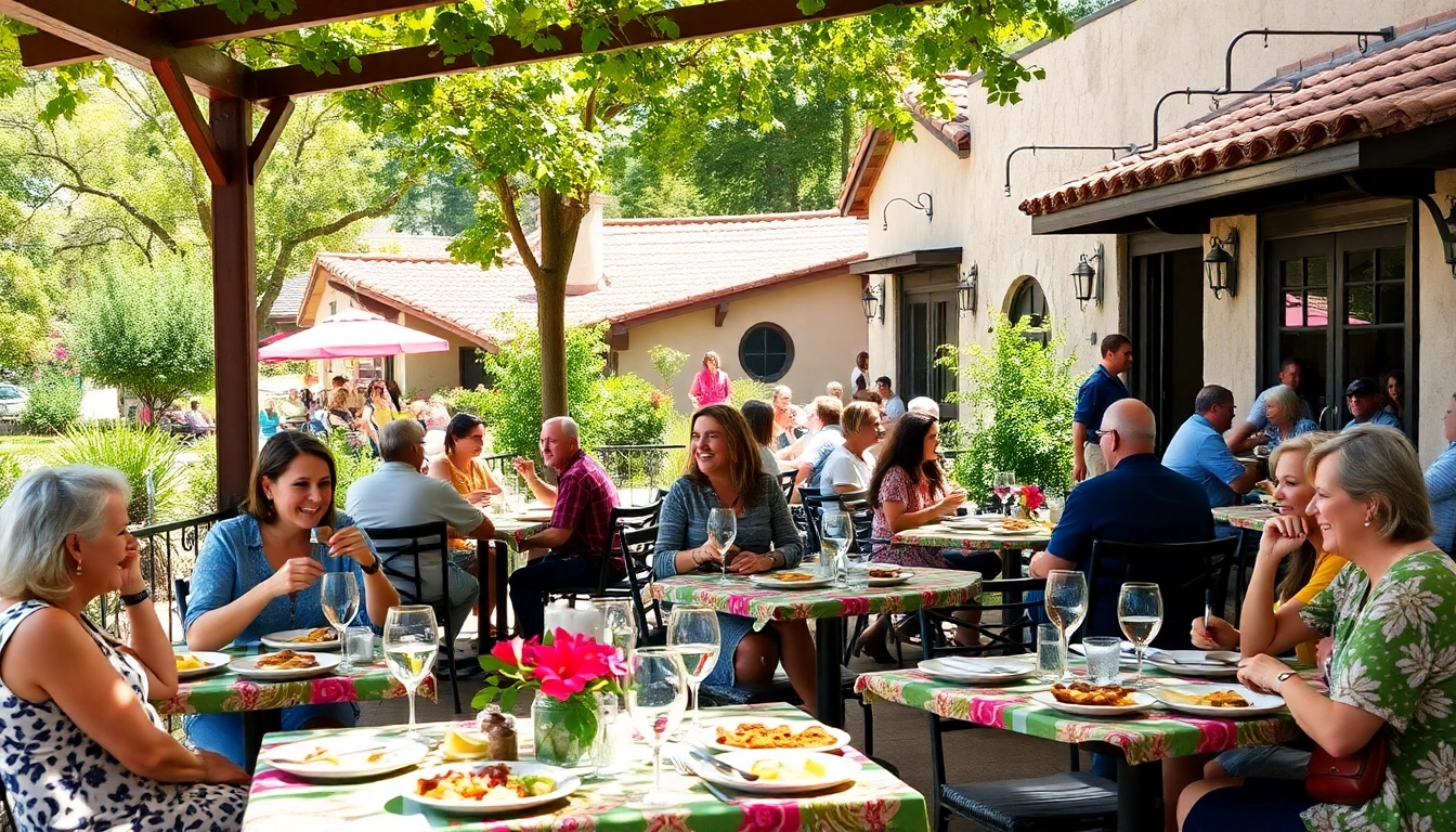 Discover delicious cuisines at Clarksburg ca restaurants with vibrant outdoor dining experiences.