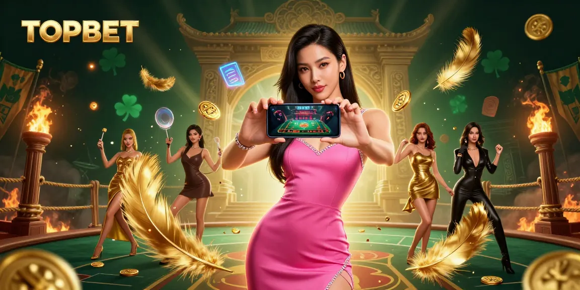 Engage with TOPBET's live dealer casino showcasing vibrant gameplay with dynamic elements.