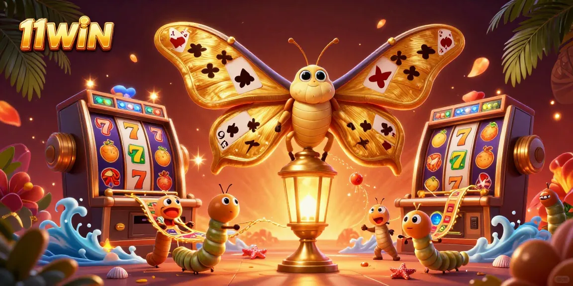 Engage with thrilling slot adventures at 11WIN featuring captivating gaming elements and vibrant illustrations.