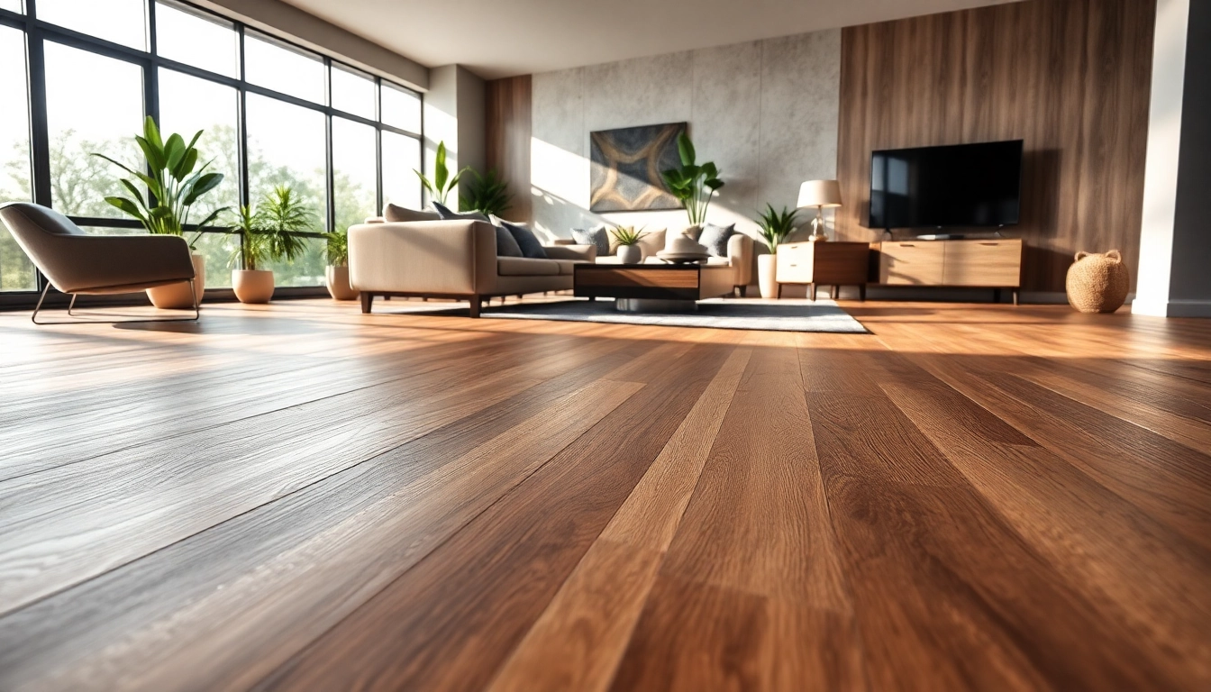 Showcasing the best lvp flooring in a stylish modern living room with natural light.