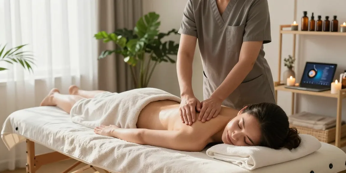 Experience a relaxing home massage therapy session with 일산출장안마 services, featuring a soothing environment and professional care.