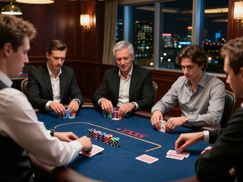 Experience strategic Texas Hold'em gameplay at the elegant poker room in itwshow's casino.