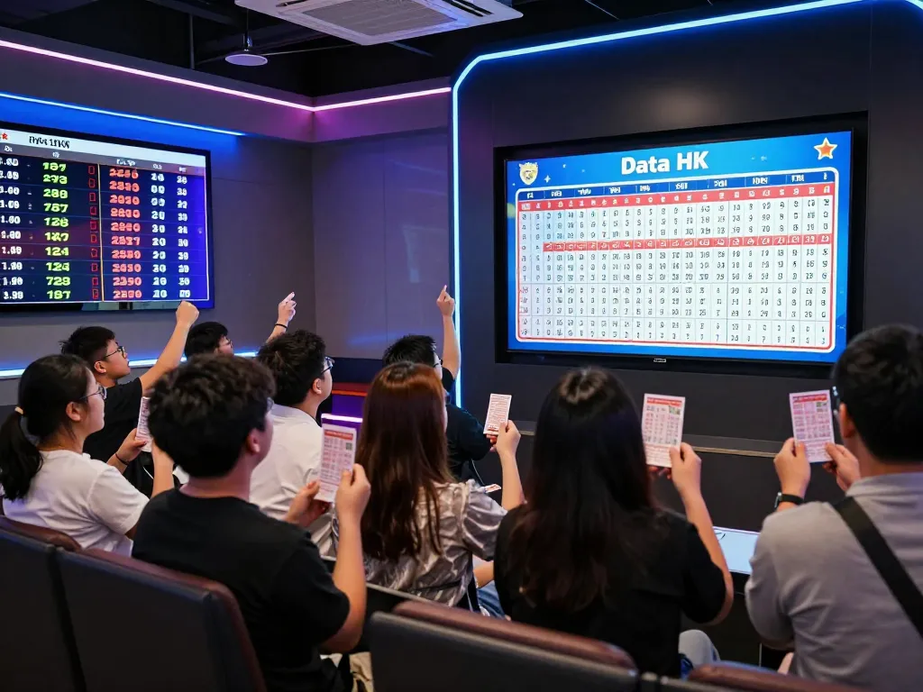 Pemain yang terlibat dengan angka undian langsung Data HK di venue lotere yang menarik.