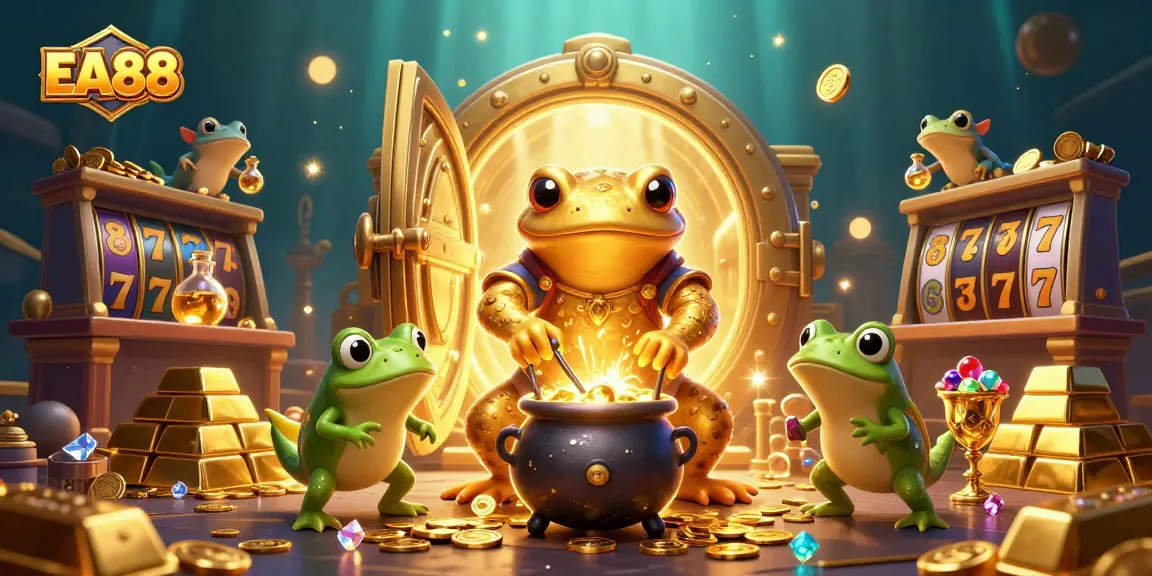 EA88 showcases a mystical alchemist transforming base metals into lucrative gold coins for players.