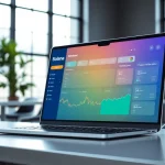 Manage your cryptocurrency with Solana Wallet interface on a modern laptop.