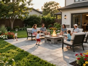 Paver companies near me transform backyards into inviting outdoor spaces with high-end paver patios and fire pits.