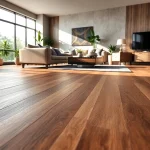 Showcasing the best lvp flooring in a stylish modern living room with natural light.