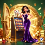 Engage in high-stakes play with kiu77, showcasing vivid casino excitement and a winning vibe.