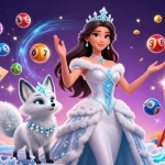Spin and win at av88a with colorful lottery balls and dynamic casino elements.