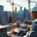 New York City Commercial General Contractor managing a vibrant construction project in Manhattan.