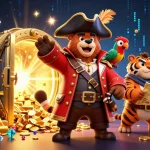 Experience the thrill of the housing choice voucher jackpot with vibrant 3D characters and rich casino elements.