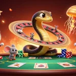Engage with u888 com in a vibrant 3D casino scene featuring fun characters and dynamic betting action.