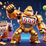 Experience thrilling wins at ee88 with vibrant casino games, golden gorilla mech, and dynamic sports elements.