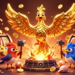 Experience exciting gameplay at z188 com with the golden phoenix and thriving slot game elements.