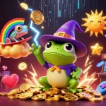 Engage with the best payout casino in australia, highlighted by a vibrant 3D scene featuring magical characters and golden coins.