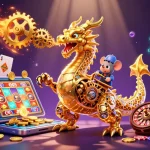 Experience thrilling slots and casino action with C168 in a vibrant 3D illustration.