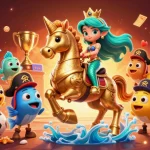 Socolive offers exhilarating sports betting action depicted with vibrant characters and dynamic gaming elements.