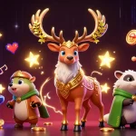 Engage in thrilling casino action with 123B's vibrant gaming world featuring unique characters.